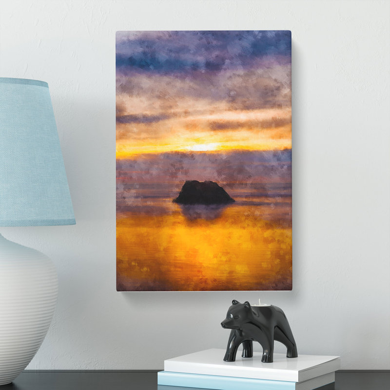 Cannon Beach - Wrapped Canvas Painting, 91cm H x 60cm W x 3cm D