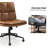Cambrynn Leather Swivel Tilting Task Office Chair-1568712272