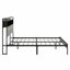 Lit plateforme avec rangement et accessoires-1418065032