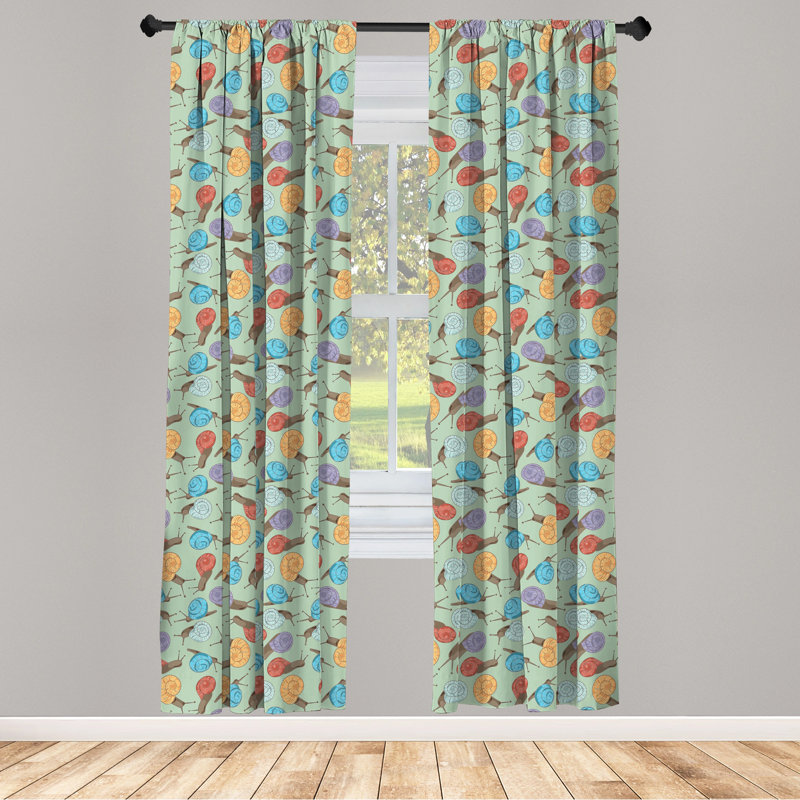 Semi-Sheer Rod Pocket Sliding Panel, 28" x 63"