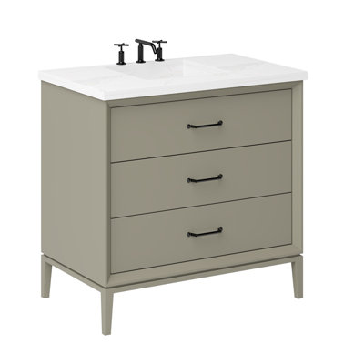 Alexandra Three-Drawer Single Bath Vanity