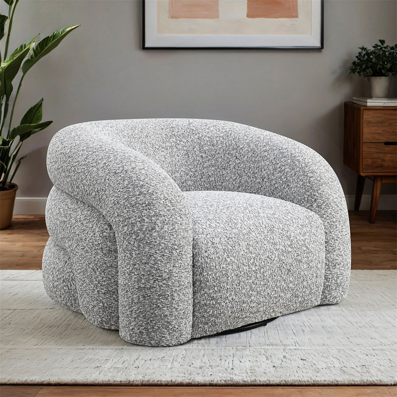 Chaise pivotante à 360 degrés, Gris