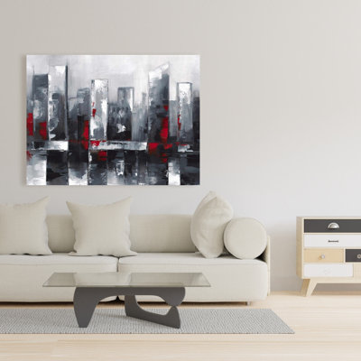 Abstract Cityscape - Office Cities Canvas for Home Decor