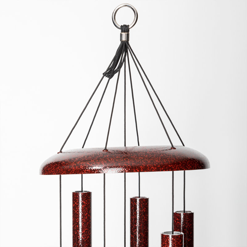 Ruby Splash 30" Aluminum Wind Chime for Patio and Garden