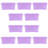 Wham Sparkle 45L Plastic Storage Boxes Pack of 10 Tint Lavender