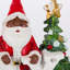 Décoration de Noël père Noël et bonhomme de neige
