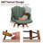 Devane 360° Swivel Upholstered Counter Stool With Wood Frame-271096292-271096299