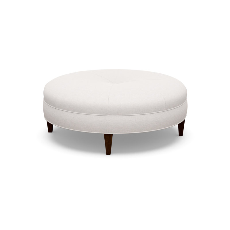 Round Ottoman, Walnut, 3906-73