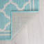 Tapis intérieur / extérieur turquoise Finchley-855434447
