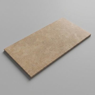 Caspian Almond Acid-Washed 12x24 Limestone Tile