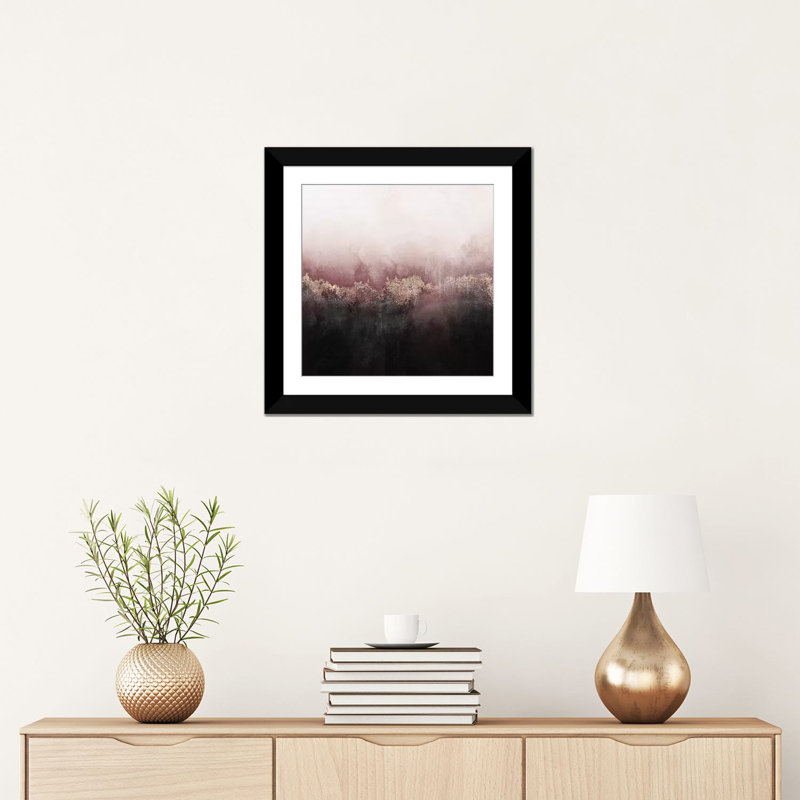 «Sky», reproduction sur toile, Papier d'art encadré noir, Blanc, H 24 po x l 24 po x P 1 po