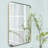 Javeion Stainless Steel Rectangle Mirror-93763201-93763209