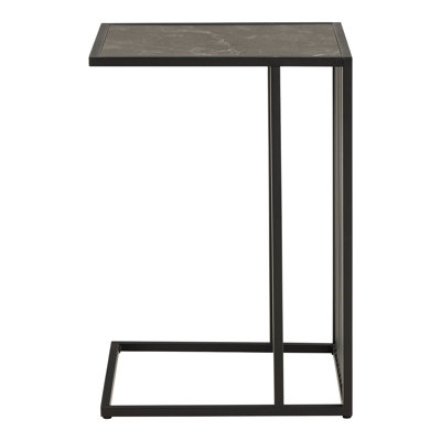 Nelita Glass Top End Table