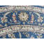 Tapis oriental bleu noué à la main 8 pi 1 po x 8 pi 2 po G14760