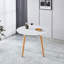 Table extensible supérieure pour la salle à manger, le bureau et le café, pieds en métal, 100/140 / 180X100x75cm, haute qualité, blanc mat avec pieds, bonne performance,-120593612-120593614