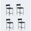 Upholstered Counter Stool with Metal Frame-233721892