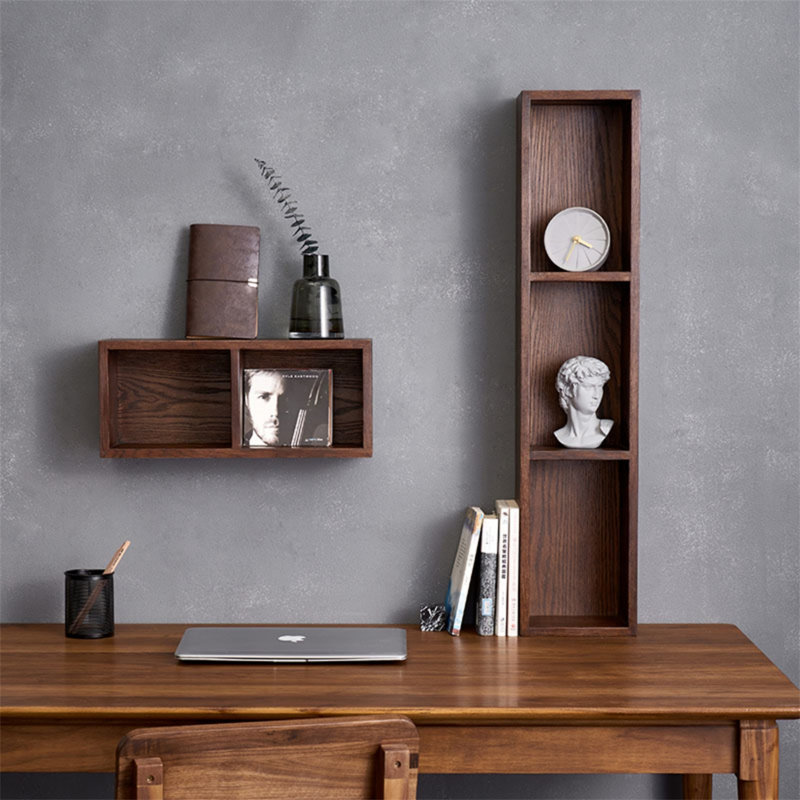 3-Piece Solid Wood Wall Shelf Set