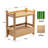 2-Tier Bamboobathroom Countertop Organizer With Hidden Drawer,Multi-Purpose Storage Neatly Stores Makeup, Toiletries Ideal For Storage And Display On Any Countertop