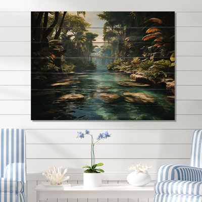 Larmar, oasis tropicale dominicaine II sur bois