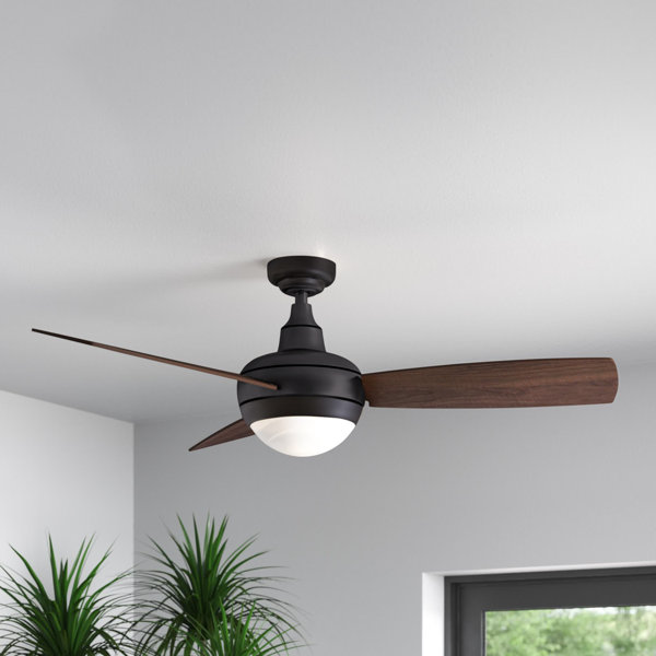 Mercury Row® Bruening 52'' Ceiling Fan with Light Kit & Reviews | Wayfair