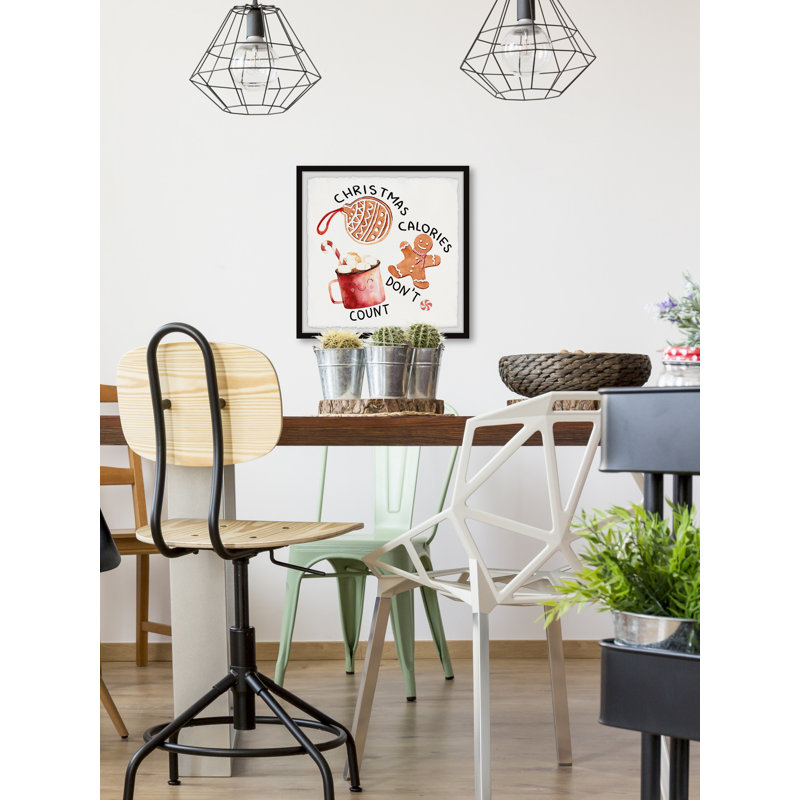 Don’t Count Calories - Single Picture Frame Print, 61cm H x 61cm W x 3.81cm D