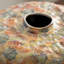 Vase de table fantaisie vintage multicolore en céramique du milieu du siècle-1222823657