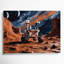 Art sur toile mauve, Space Mars rover-348917589