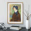 Susan in a Straw Bonnet by Mary Cassatt - Picture Frame Painting-62776960-62776965