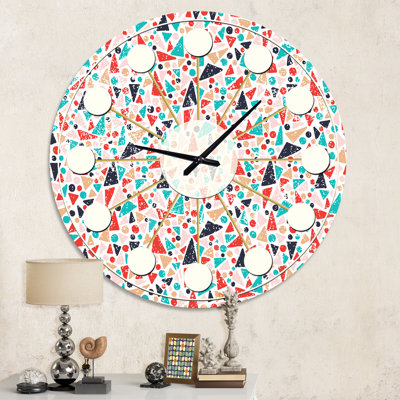 Horloge murale rétro Mid-Century