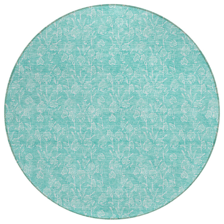 Lavonia Washable Floral Indoor / Outdoor Rug