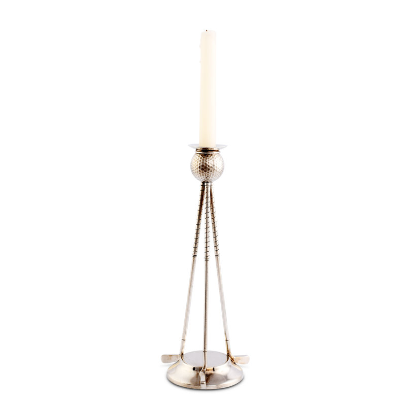 12.5'' H Pewter Tabletop Candlestick