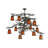Koury 12 - Light Dimmable Tiered Chandelier