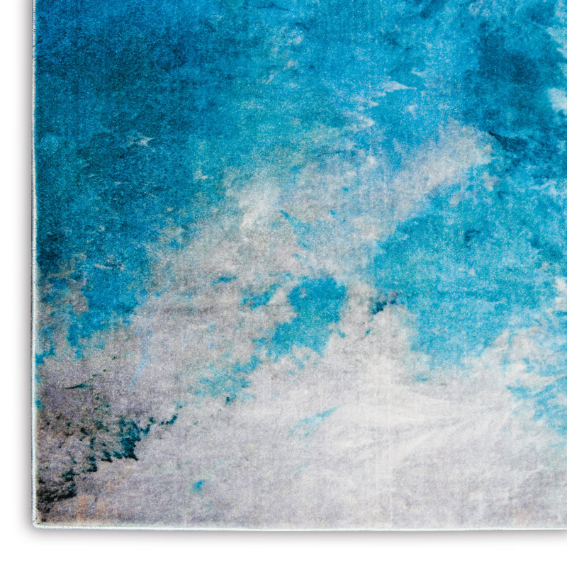 Hans Abstract Indoor Rug, Rectangle 9' x 12'