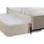 Lit simple au-dessus d'un lit gigogne-354388065