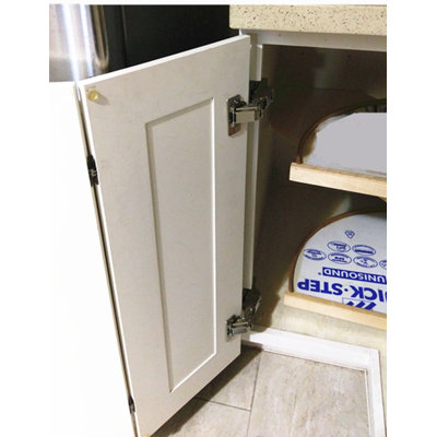135 or 165 Degree Full Overlay Lazy Susan Hinge for Door Connect to Frame Cabinet Corner Door Hinge