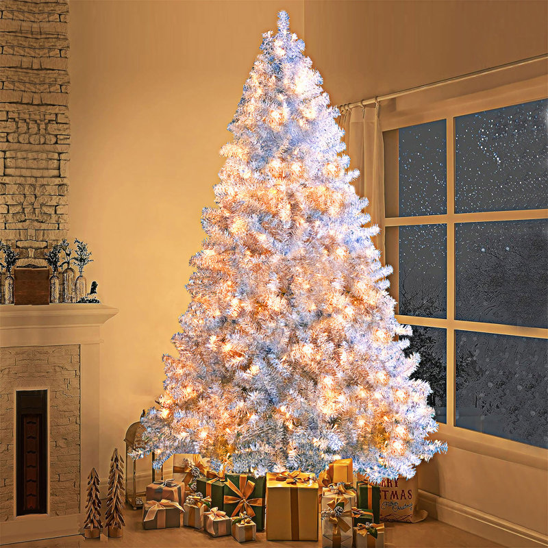 Arbre de Noël artificiel pré-éclairé, 7.4'