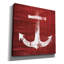 «Red and White Anchor» par Linda Woods, art mural sur toile-28020547