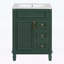 Meuble-lavabo 24 po avec lavabo, conception compacte, 2 tiroirs, tablette réglable, idéal pour les petits espaces-1621288653
