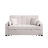 Fabric Convertible Sleeper Loveseat With Dropdown Console