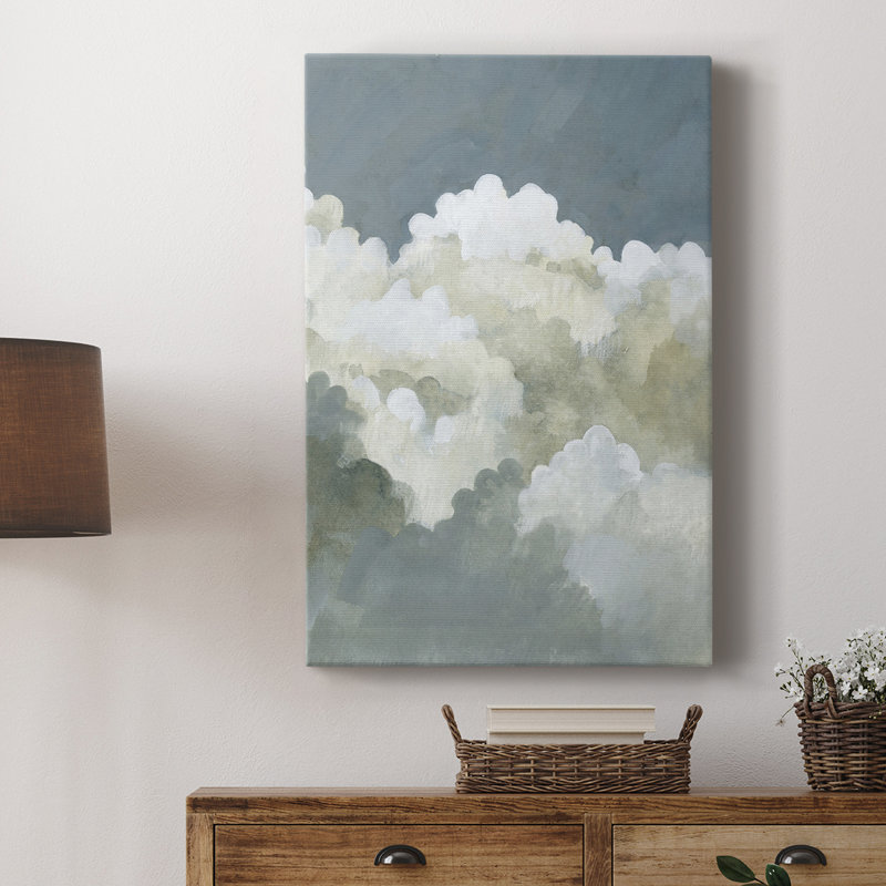 Big Clouds II - galerie Cavas sur mesure, H 48 po x l 32 po