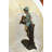 Boy Sitting on a Tree and Fishing Bronze Statue -  Size: 34"L x 28"W x 64"H. 