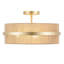 Plafonnier cylindrique semi-encastré 3 lumières 15,7 po-2062787759-2062787757