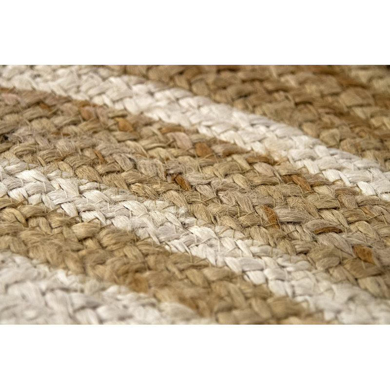 Leann Solid Colour Hand Woven Area Rug, Round 200cm