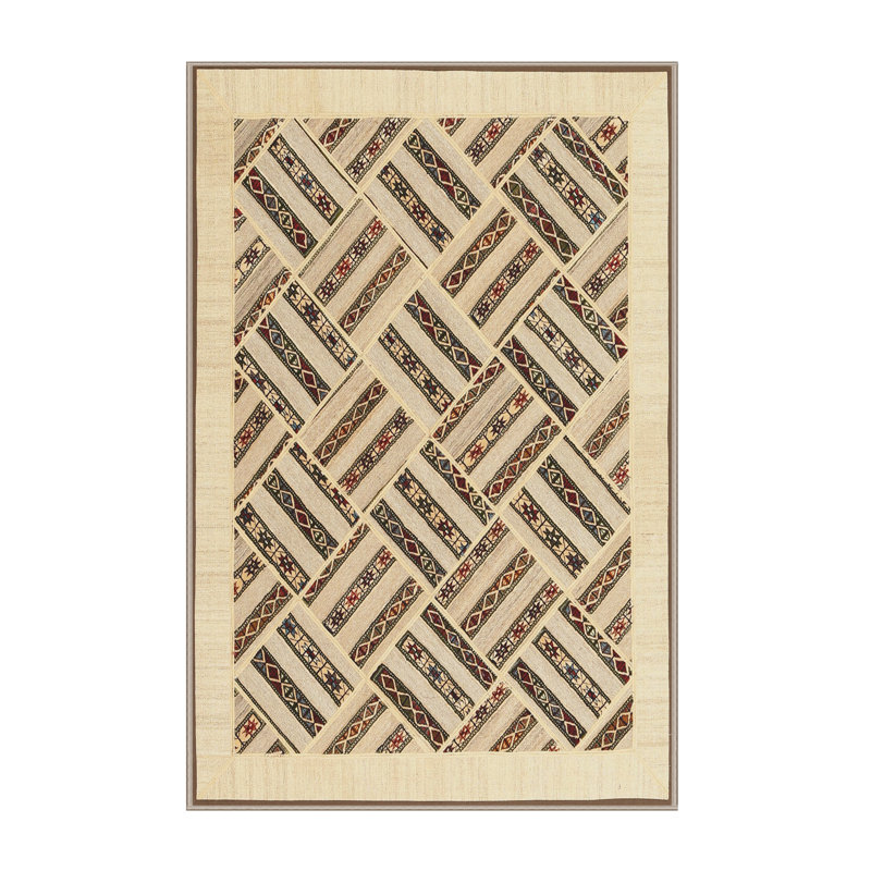 Tapis brun clair / brun clair, Rectangle 5 pi x 8 pi