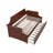 Antavious Coastal Cottage Solid Wood Twin Daybed with Twin Trundle-843313053