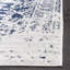 Tapis oriental iranien crème / bleu marine-1635110994