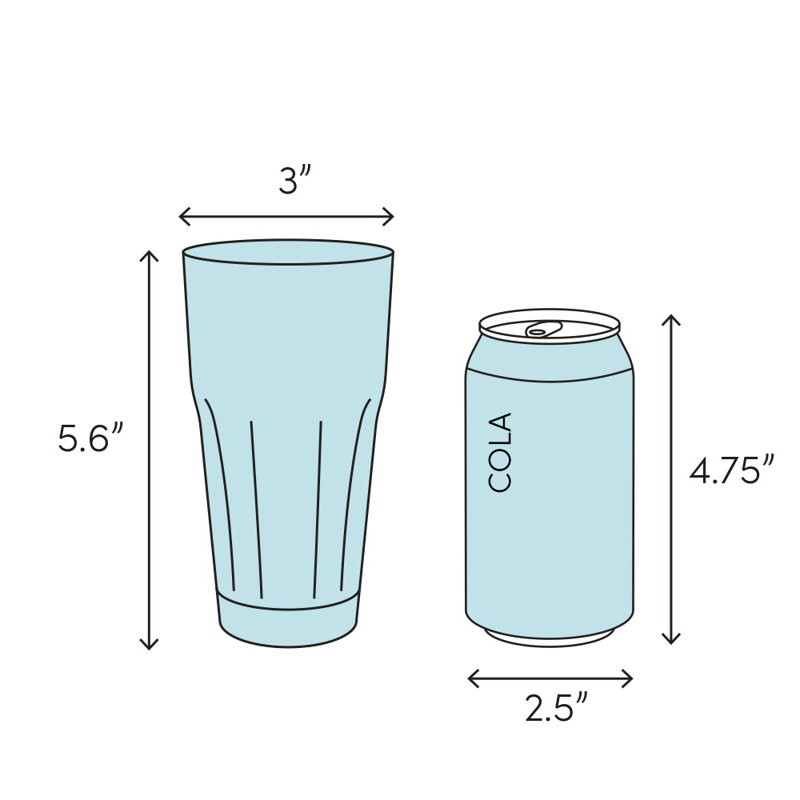 Romo 19oz. Handmade Drinking Glass Set