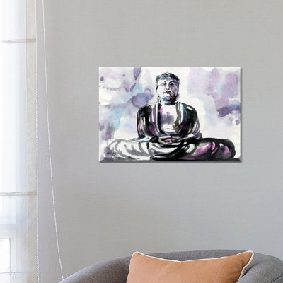 Buddha 1 Piece Wrapped Canvas Painting