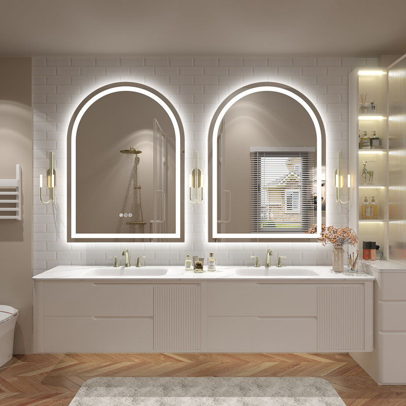 Miroir de salle de bain Wayfair Basics, 38 po x 28 po