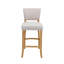 Linen Bar Stool Bar Height for Kitchen Island Cafe-782510964